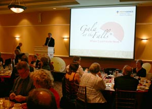 9th Annual Gala at the Falls benefit dinner and auction